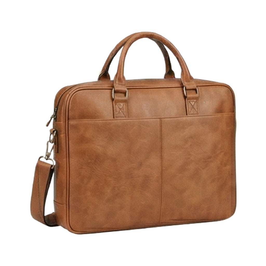 广诚OEM Water-repellent PU Leather Business Laptop Bag LB-020 (MOQ 500+) 工厂直供 MOQ 500pcs